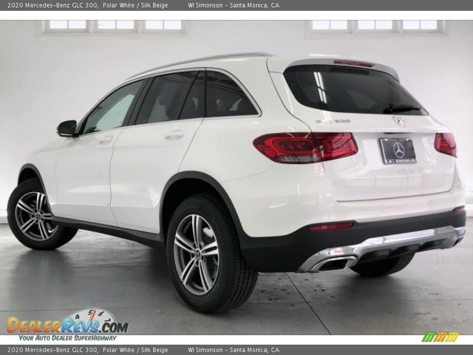 2020 Mercedes-Benz GLC 300 Polar White / Silk Beige Photo #2