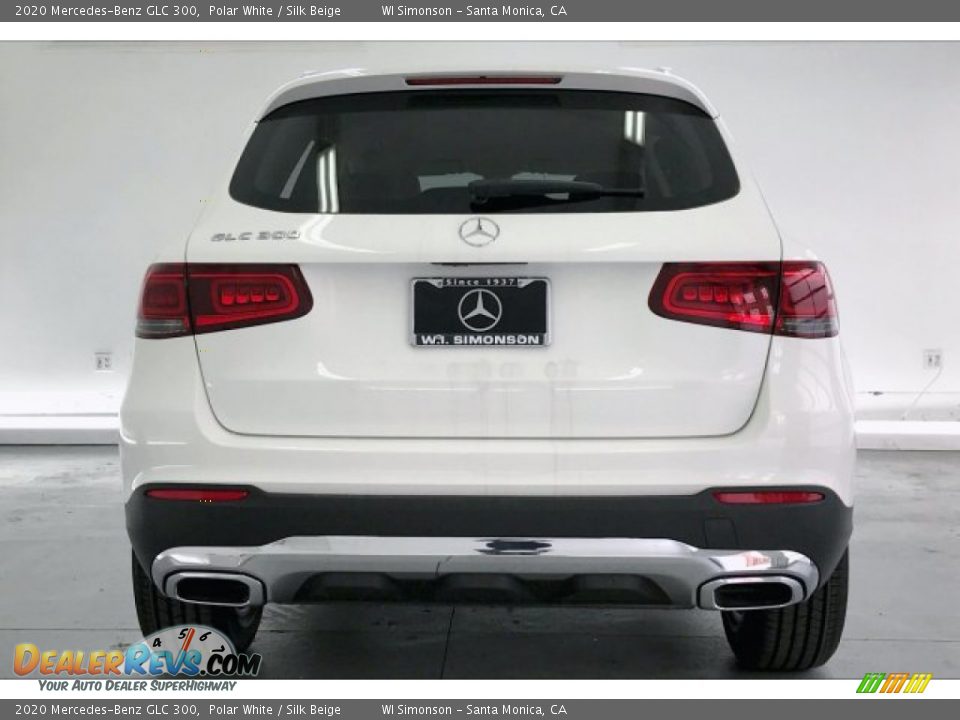 2020 Mercedes-Benz GLC 300 Polar White / Silk Beige Photo #3