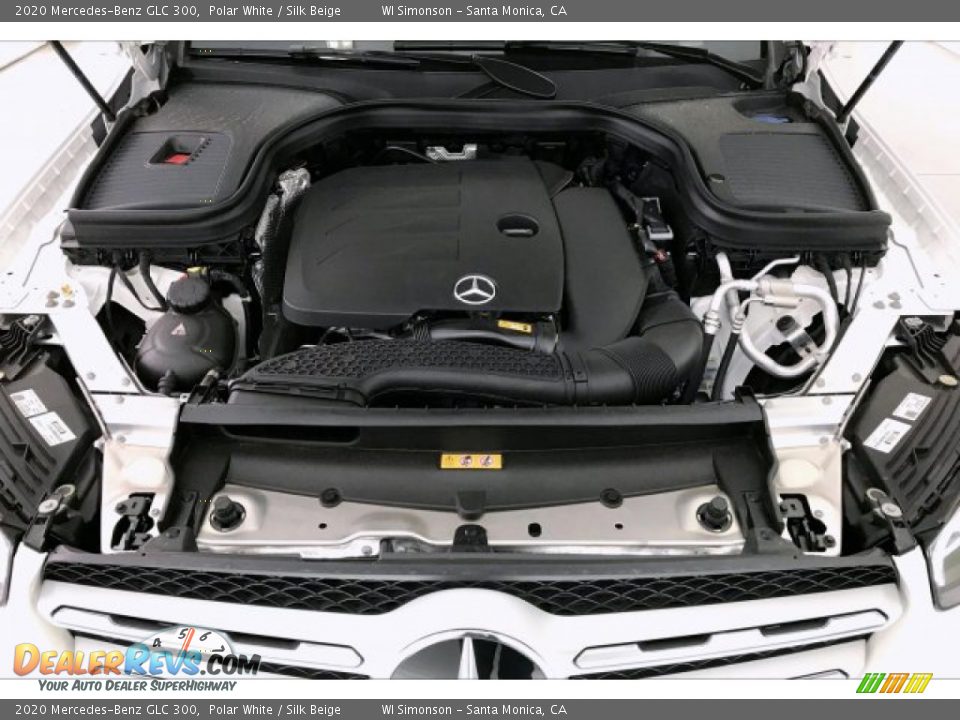 2020 Mercedes-Benz GLC 300 Polar White / Silk Beige Photo #8