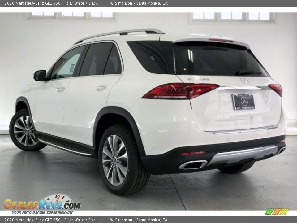 2020 Mercedes-Benz GLE 350 Polar White / Black Photo #2