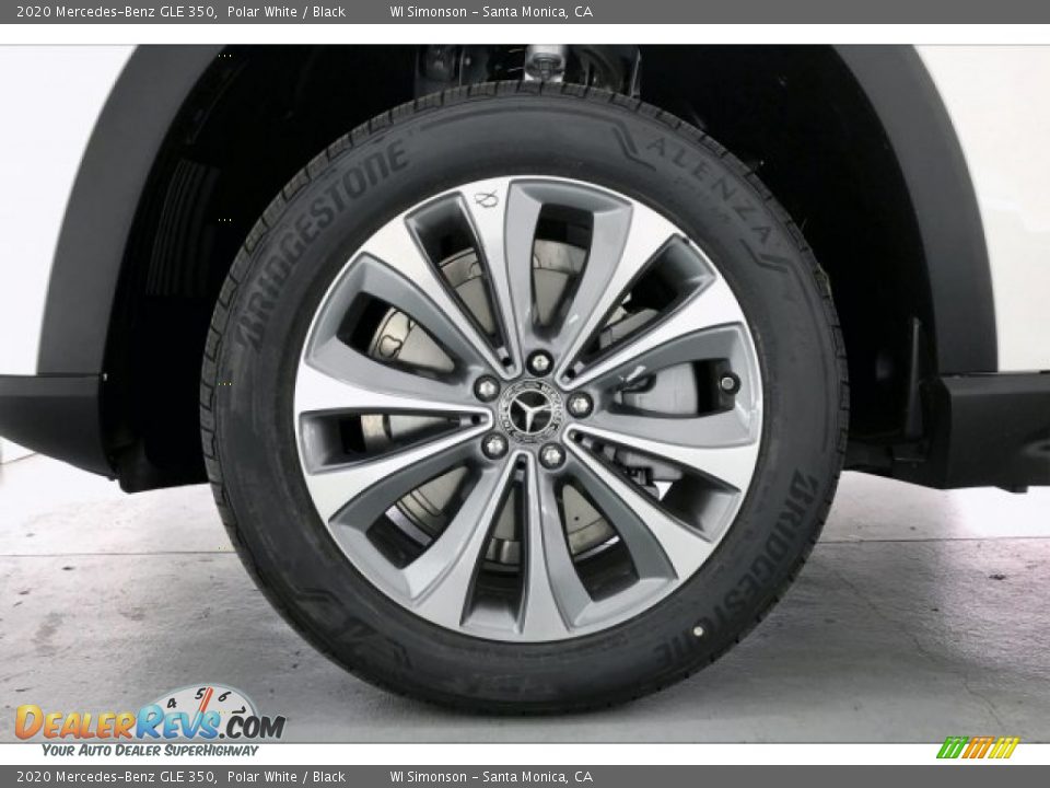 2020 Mercedes-Benz GLE 350 Polar White / Black Photo #9