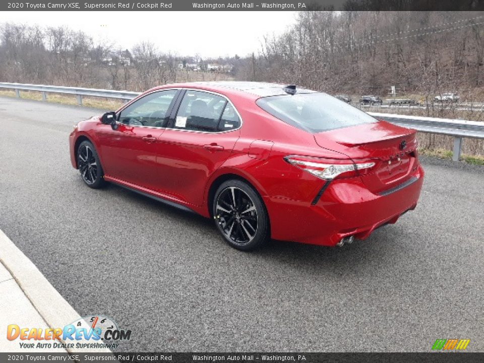 2020 Toyota Camry XSE Supersonic Red / Cockpit Red Photo #2