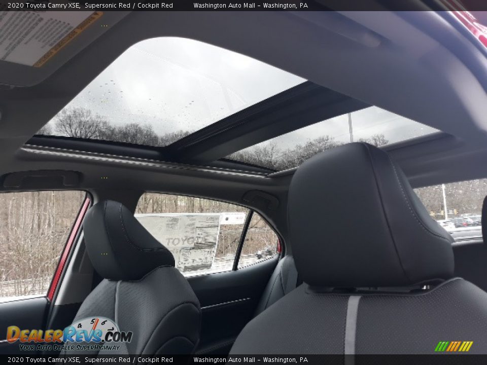 2020 Toyota Camry XSE Supersonic Red / Cockpit Red Photo #6