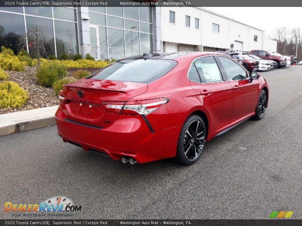 2020 Toyota Camry XSE Supersonic Red / Cockpit Red Photo #27