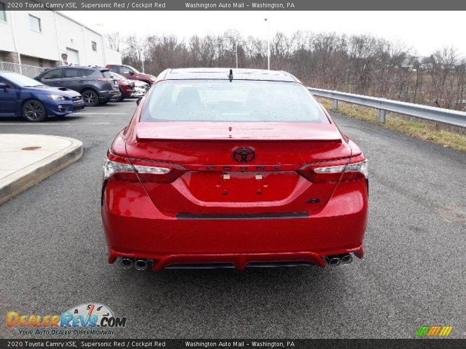 2020 Toyota Camry XSE Supersonic Red / Cockpit Red Photo #28