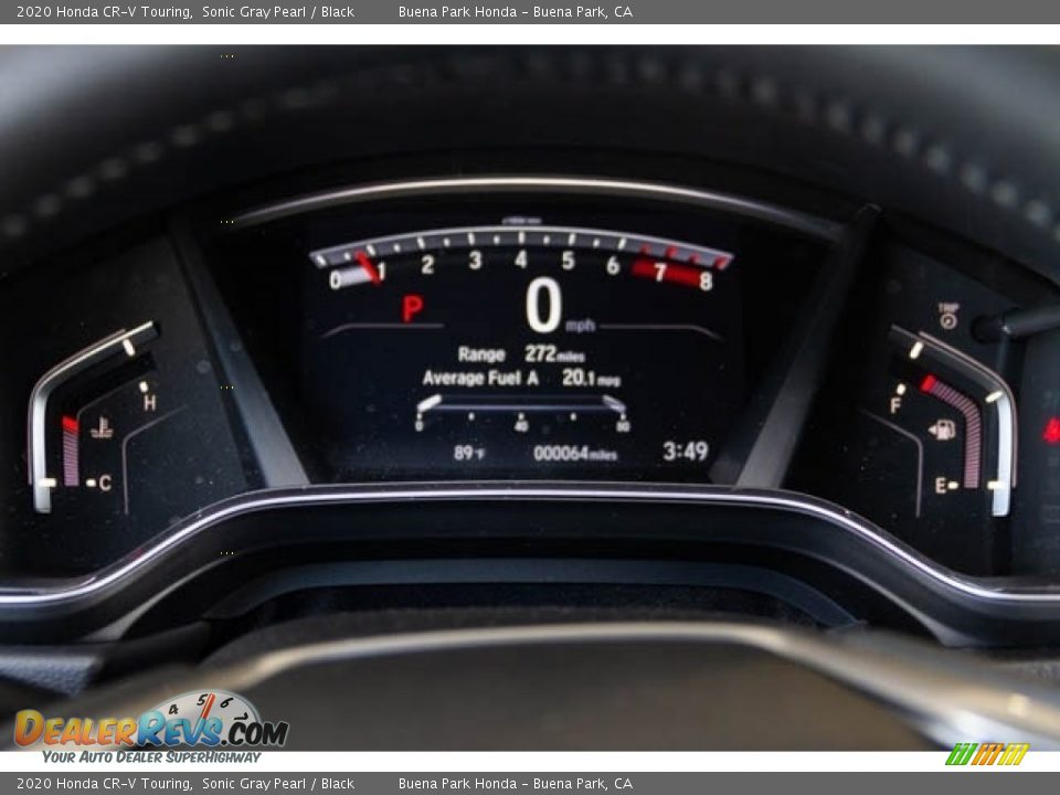 2020 Honda CR-V Touring Sonic Gray Pearl / Black Photo #16