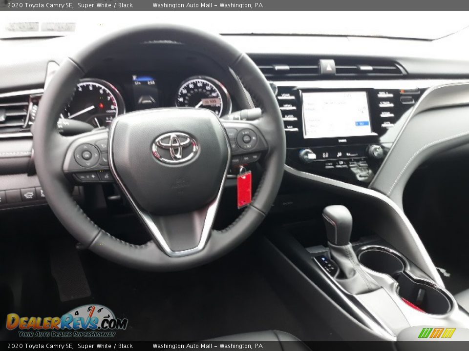 2020 Toyota Camry SE Super White / Black Photo #3