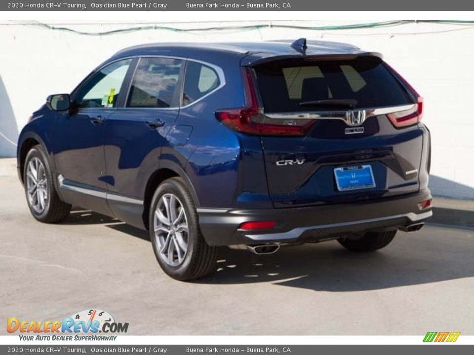 2020 Honda CR-V Touring Obsidian Blue Pearl / Gray Photo #2