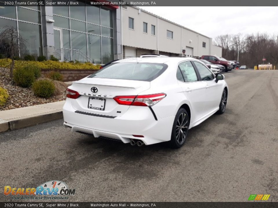 2020 Toyota Camry SE Super White / Black Photo #27