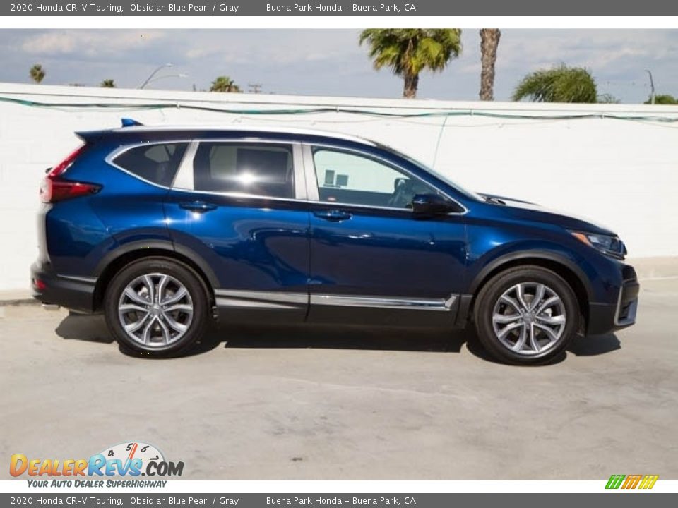 2020 Honda CR-V Touring Obsidian Blue Pearl / Gray Photo #6