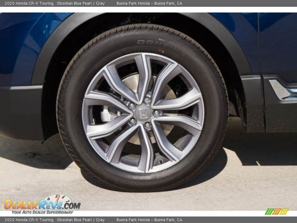 2020 Honda CR-V Touring Obsidian Blue Pearl / Gray Photo #8