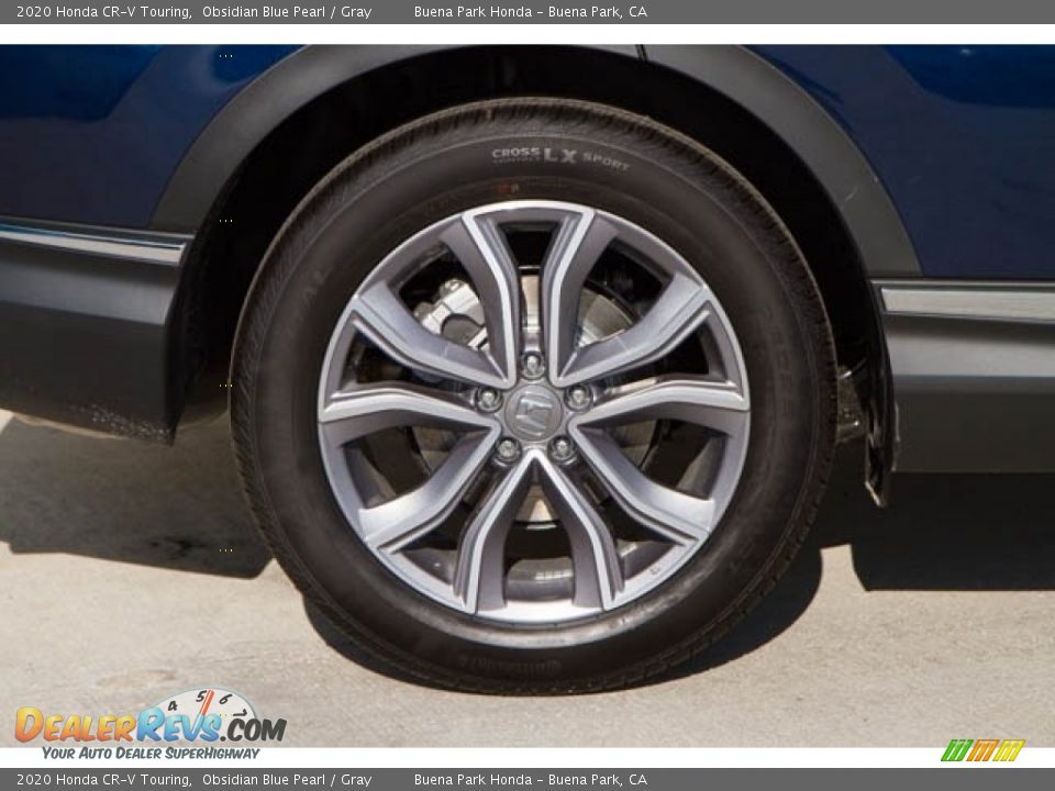2020 Honda CR-V Touring Obsidian Blue Pearl / Gray Photo #10
