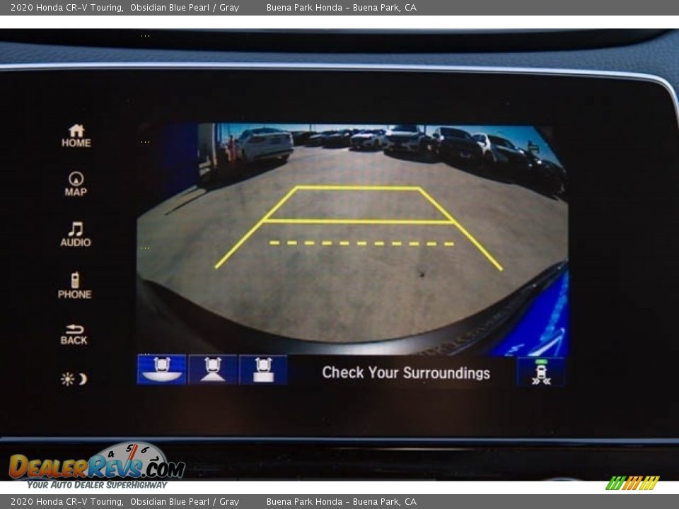 2020 Honda CR-V Touring Obsidian Blue Pearl / Gray Photo #12