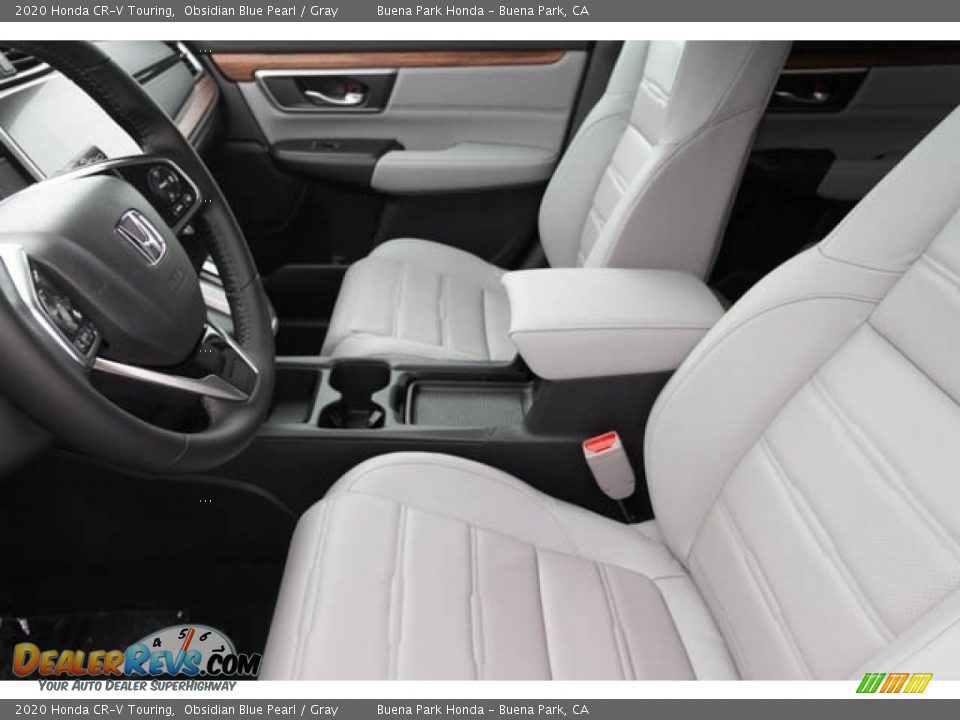 2020 Honda CR-V Touring Obsidian Blue Pearl / Gray Photo #13