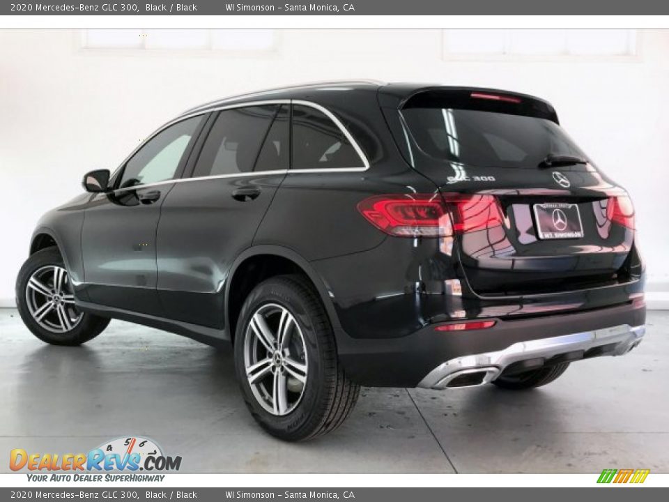 2020 Mercedes-Benz GLC 300 Black / Black Photo #2