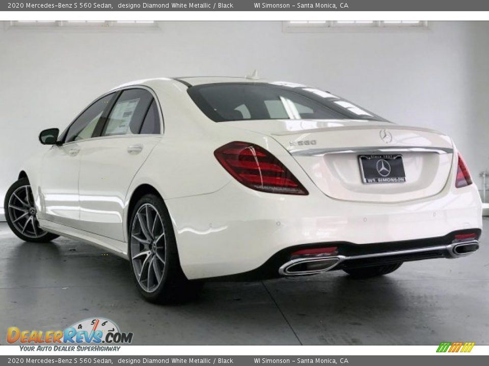 2020 Mercedes-Benz S 560 Sedan designo Diamond White Metallic / Black Photo #2