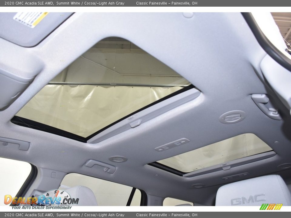 2020 GMC Acadia SLE AWD Summit White / Cocoa/­Light Ash Gray Photo #2