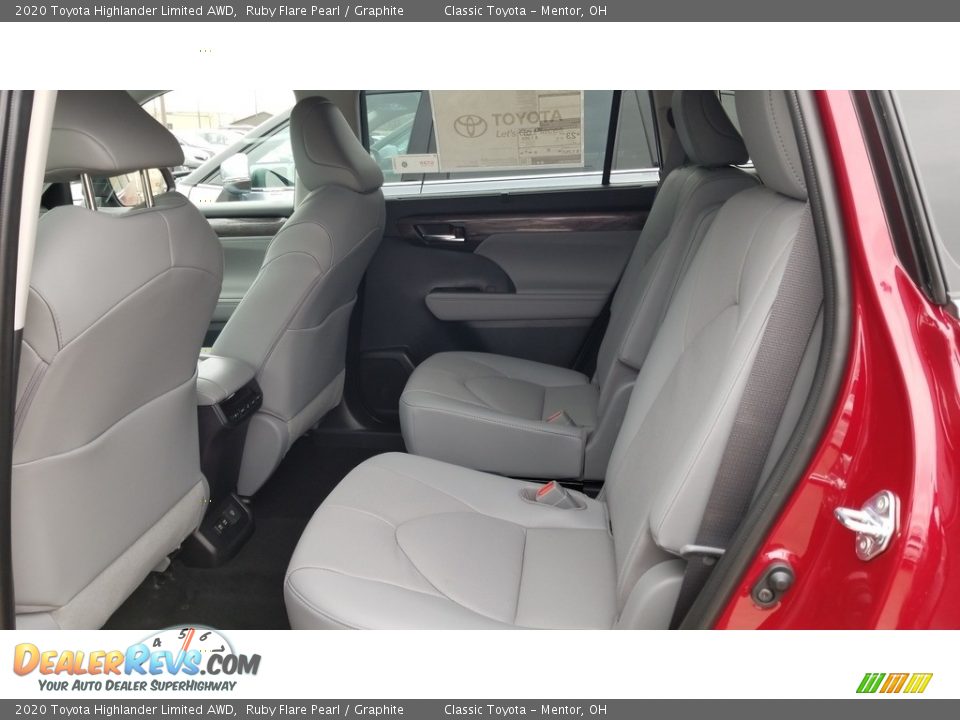 2020 Toyota Highlander Limited AWD Ruby Flare Pearl / Graphite Photo #3