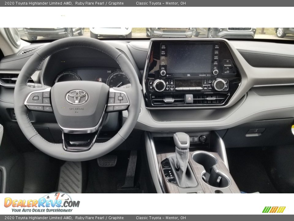 2020 Toyota Highlander Limited AWD Ruby Flare Pearl / Graphite Photo #4