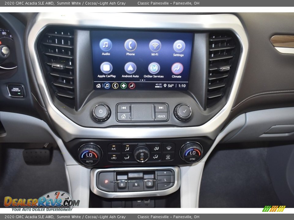 2020 GMC Acadia SLE AWD Summit White / Cocoa/­Light Ash Gray Photo #7
