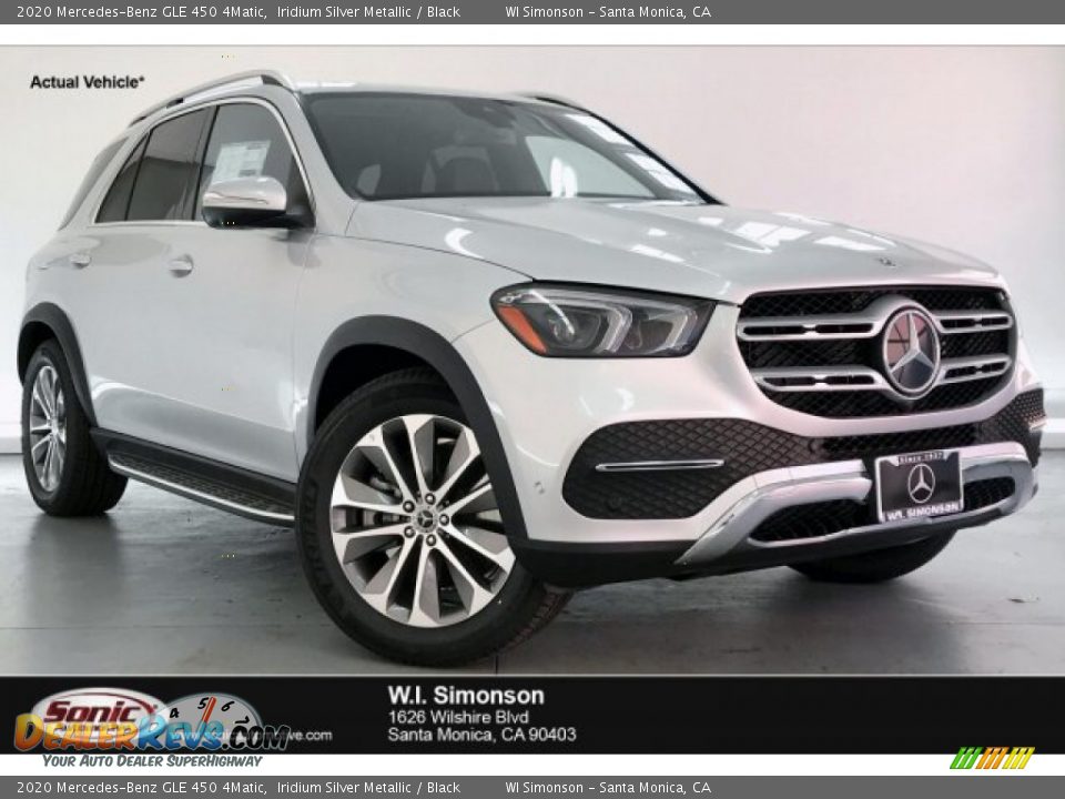 2020 Mercedes-Benz GLE 450 4Matic Iridium Silver Metallic / Black Photo #1