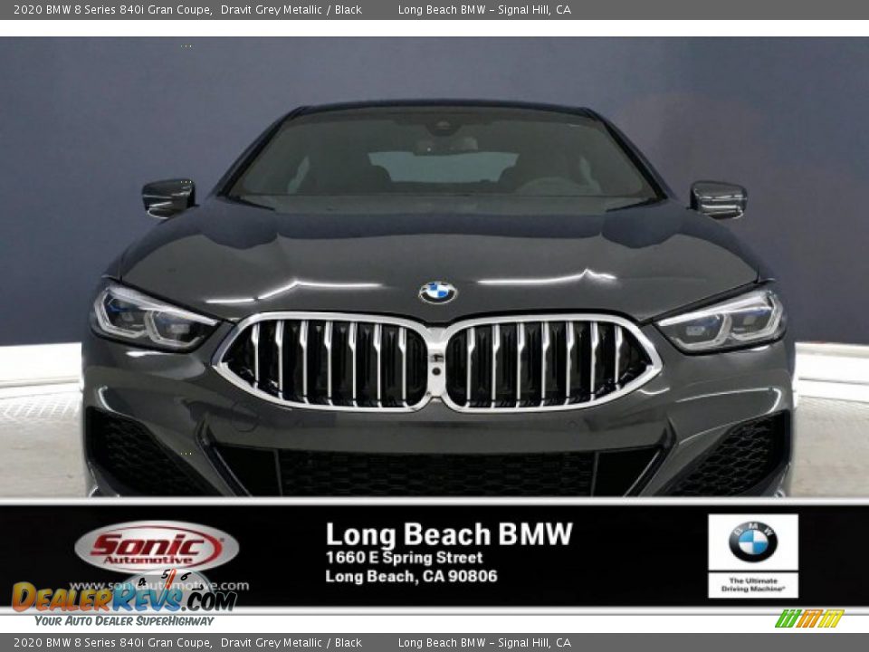 2020 BMW 8 Series 840i Gran Coupe Dravit Grey Metallic / Black Photo #2