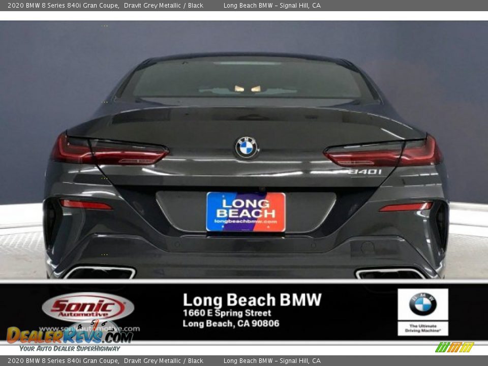 2020 BMW 8 Series 840i Gran Coupe Dravit Grey Metallic / Black Photo #4