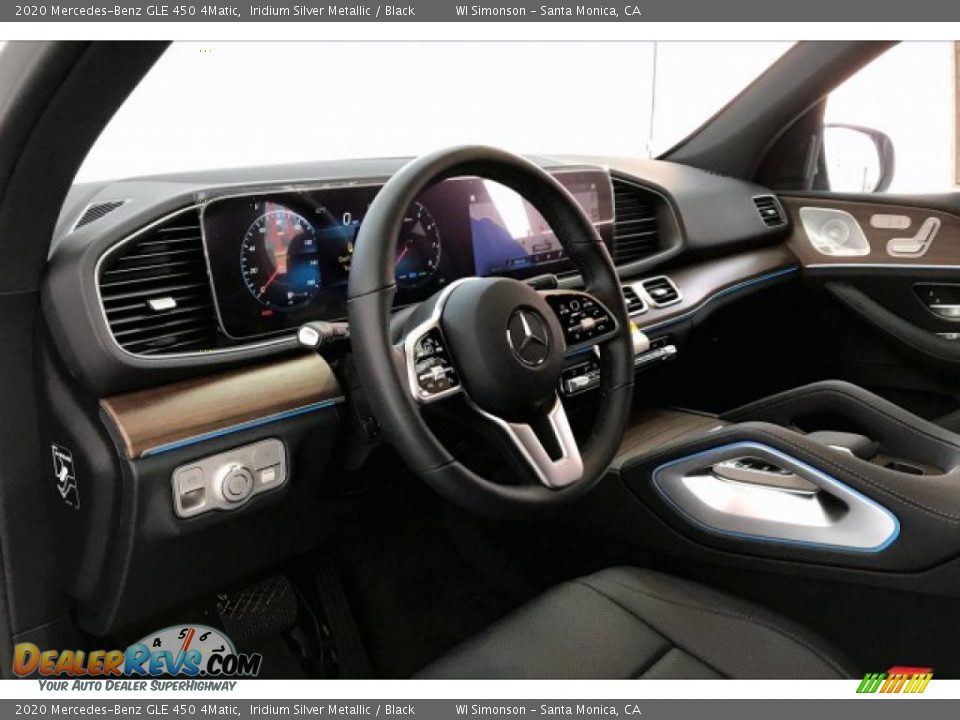 2020 Mercedes-Benz GLE 450 4Matic Iridium Silver Metallic / Black Photo #4