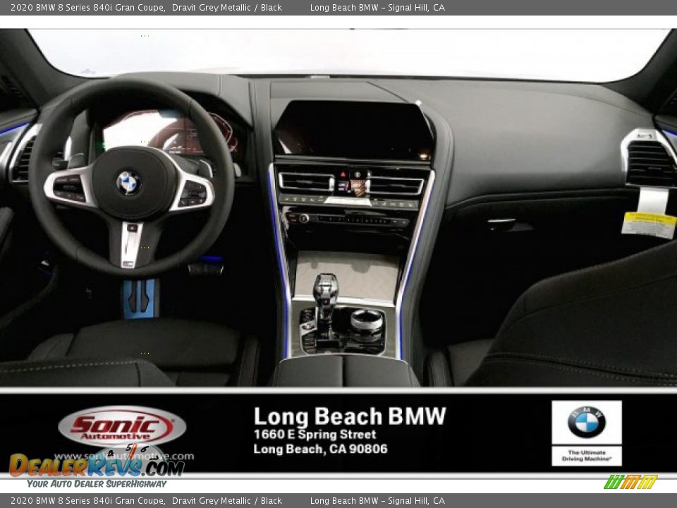 2020 BMW 8 Series 840i Gran Coupe Dravit Grey Metallic / Black Photo #5