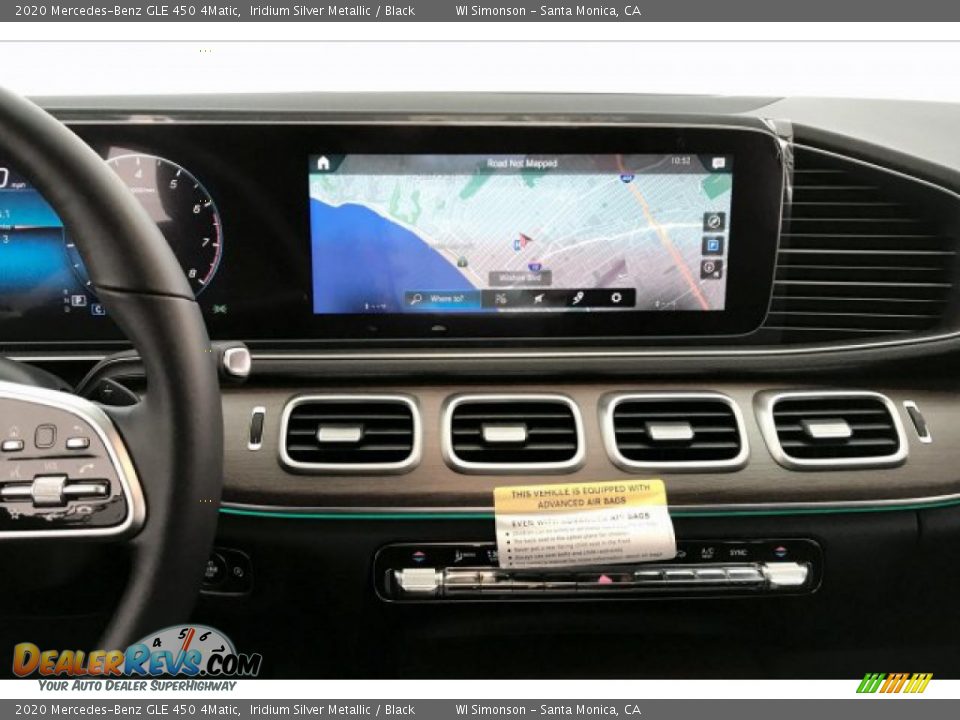 2020 Mercedes-Benz GLE 450 4Matic Iridium Silver Metallic / Black Photo #6