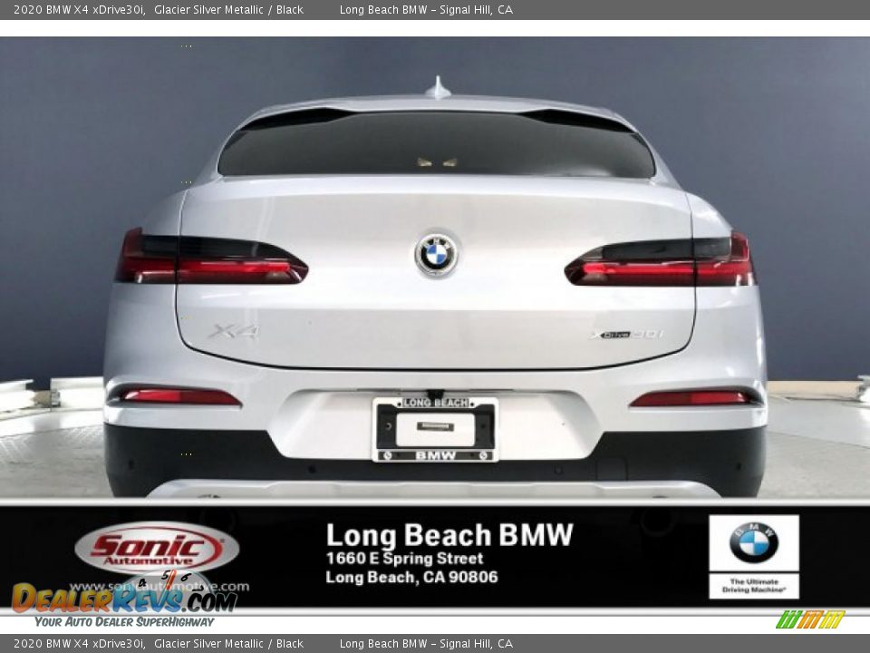 2020 BMW X4 xDrive30i Glacier Silver Metallic / Black Photo #4