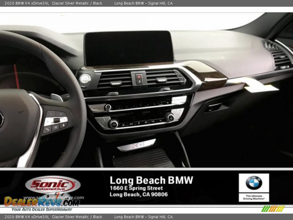 2020 BMW X4 xDrive30i Glacier Silver Metallic / Black Photo #6