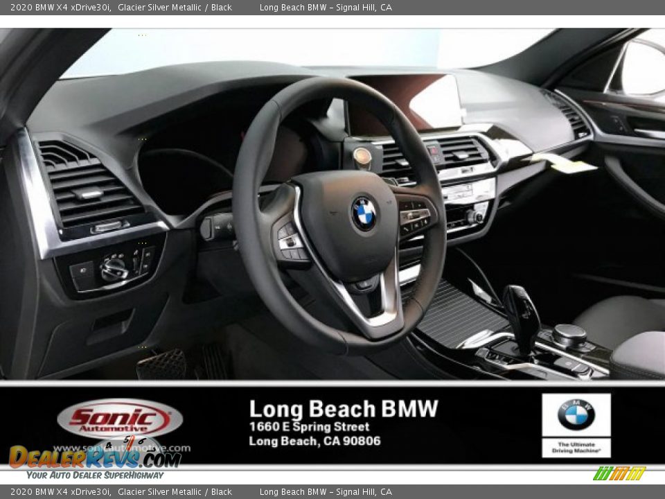 2020 BMW X4 xDrive30i Glacier Silver Metallic / Black Photo #7