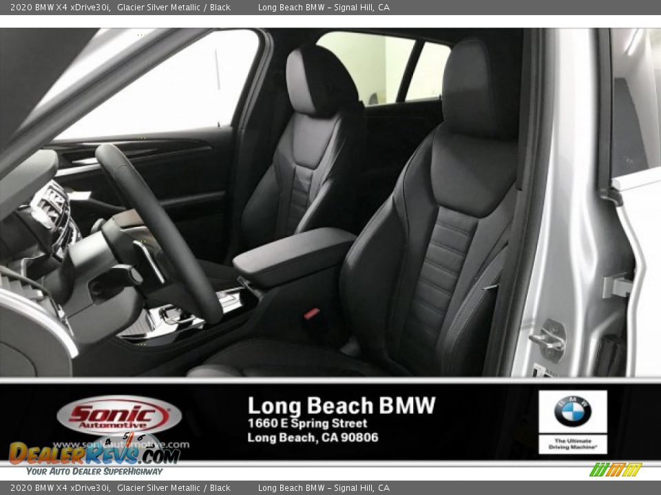 2020 BMW X4 xDrive30i Glacier Silver Metallic / Black Photo #9