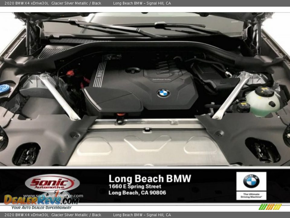 2020 BMW X4 xDrive30i Glacier Silver Metallic / Black Photo #10
