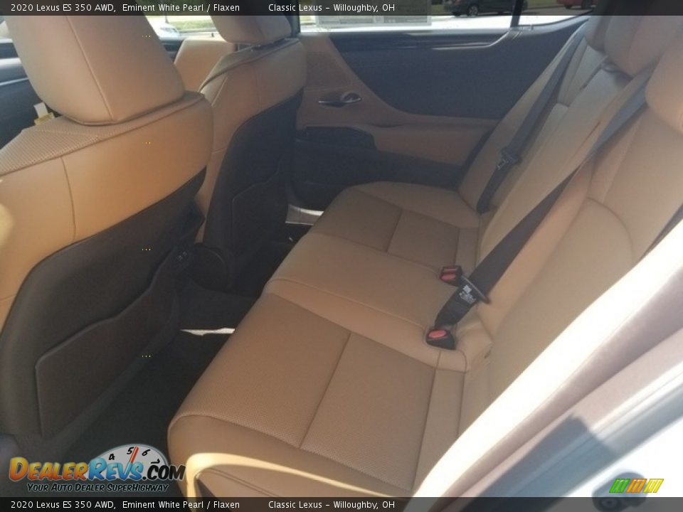 2020 Lexus ES 350 AWD Eminent White Pearl / Flaxen Photo #3