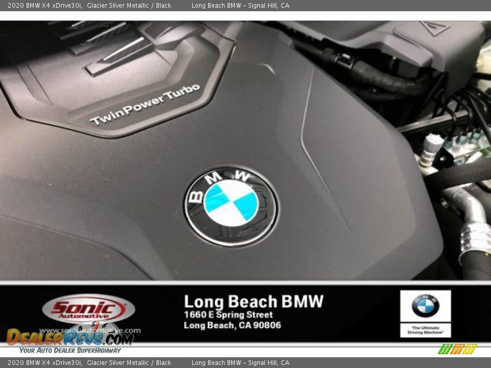 2020 BMW X4 xDrive30i Glacier Silver Metallic / Black Photo #11