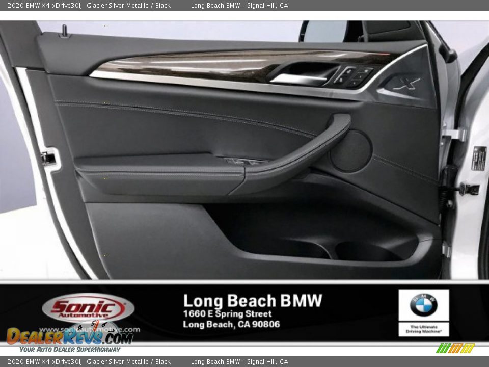 2020 BMW X4 xDrive30i Glacier Silver Metallic / Black Photo #13