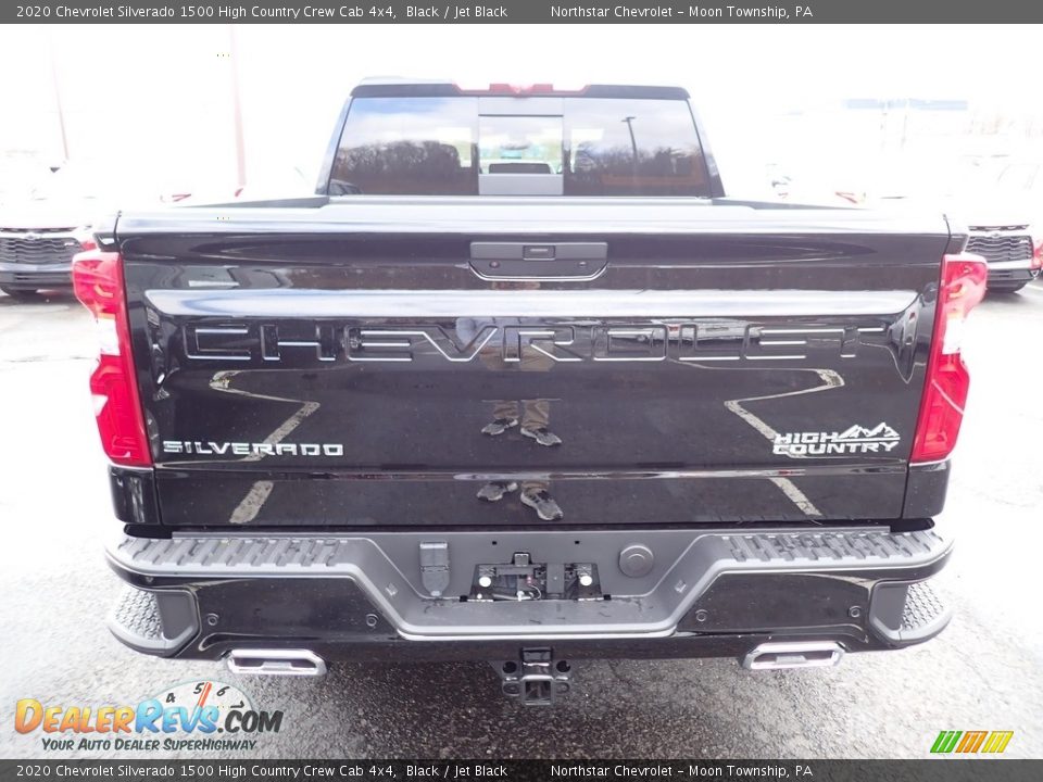 2020 Chevrolet Silverado 1500 High Country Crew Cab 4x4 Black / Jet Black Photo #5