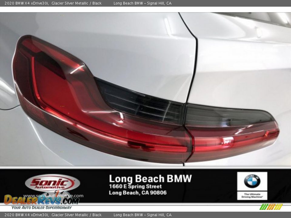 2020 BMW X4 xDrive30i Glacier Silver Metallic / Black Photo #15