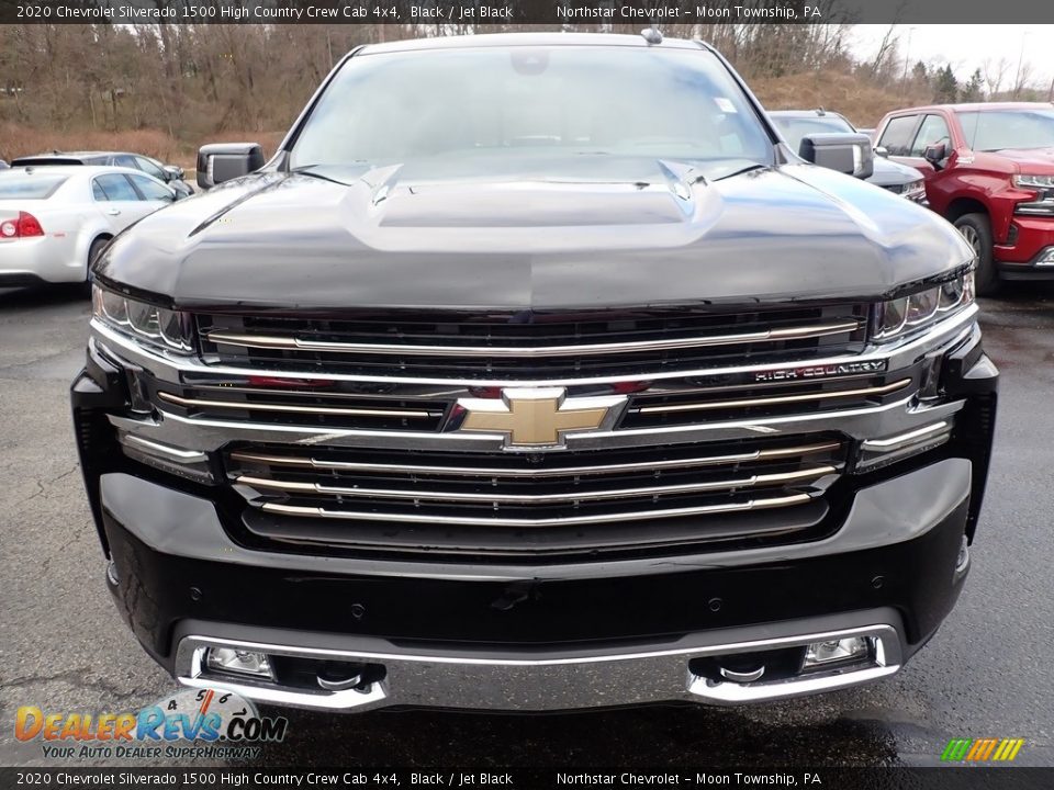 2020 Chevrolet Silverado 1500 High Country Crew Cab 4x4 Black / Jet Black Photo #9