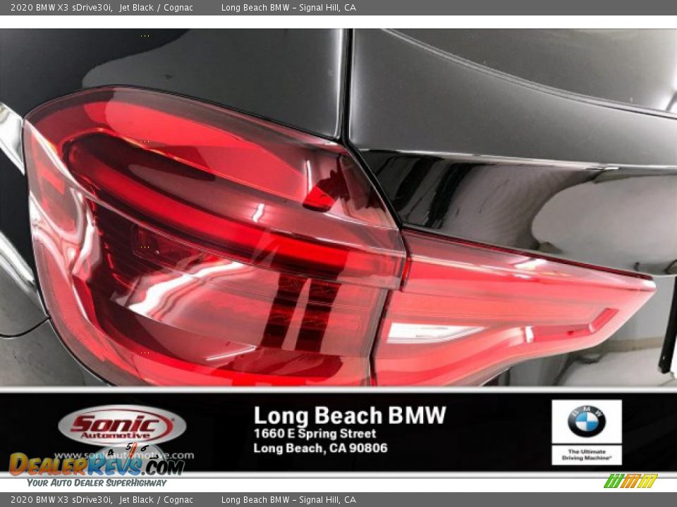 2020 BMW X3 sDrive30i Jet Black / Cognac Photo #15
