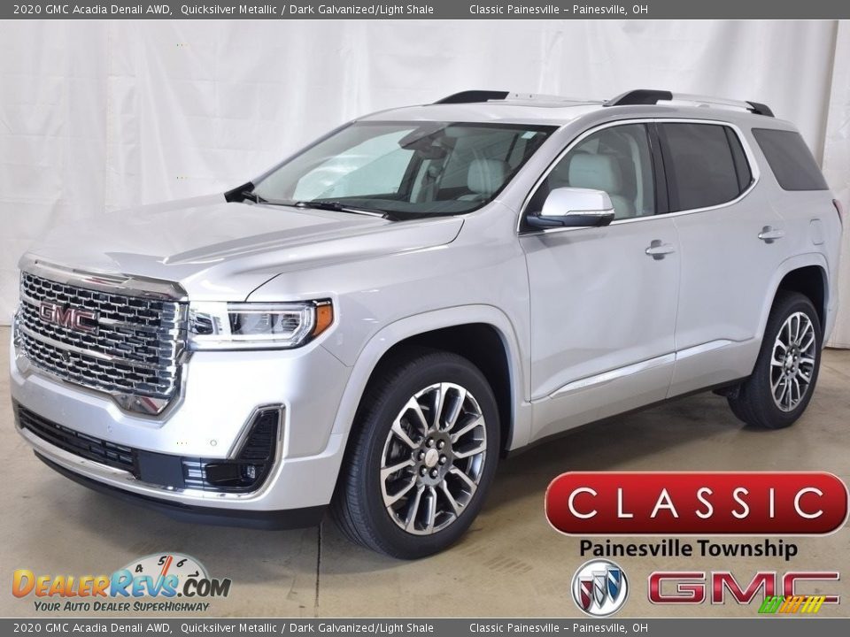 2020 GMC Acadia Denali AWD Quicksilver Metallic / Dark Galvanized/Light Shale Photo #1