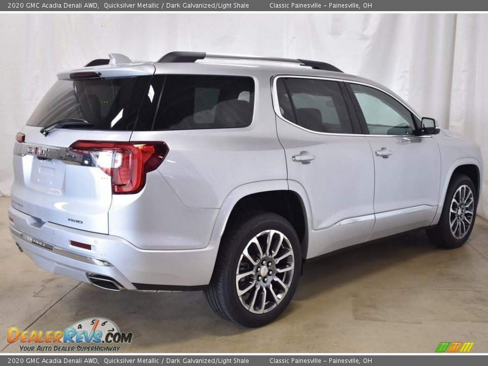 2020 GMC Acadia Denali AWD Quicksilver Metallic / Dark Galvanized/Light Shale Photo #2