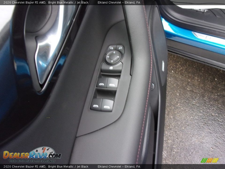 2020 Chevrolet Blazer RS AWD Bright Blue Metallic / Jet Black Photo #14