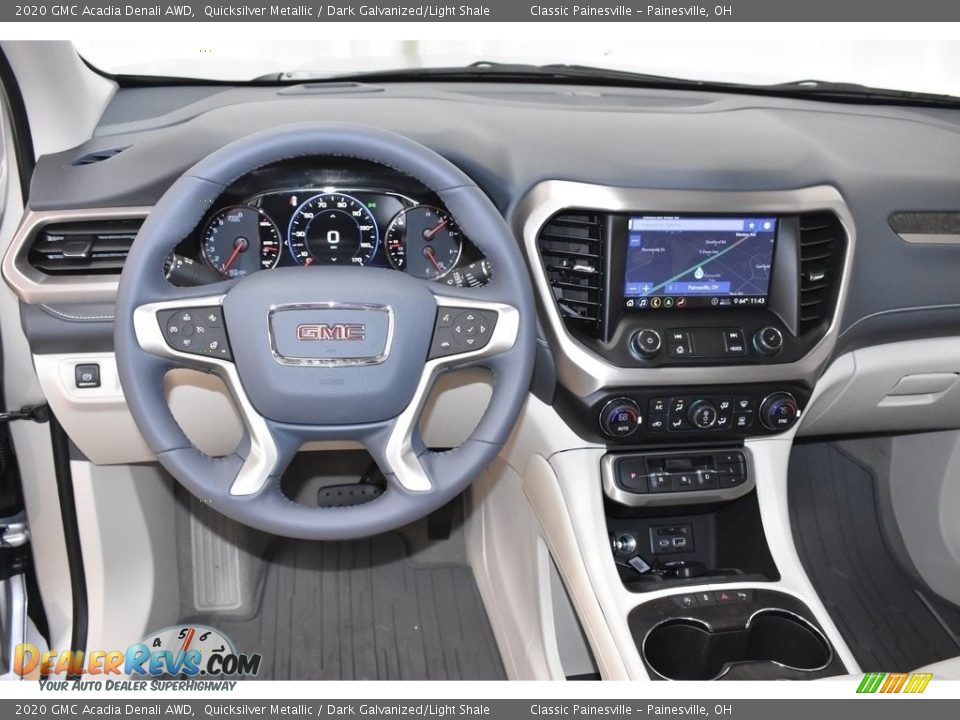 2020 GMC Acadia Denali AWD Quicksilver Metallic / Dark Galvanized/Light Shale Photo #10