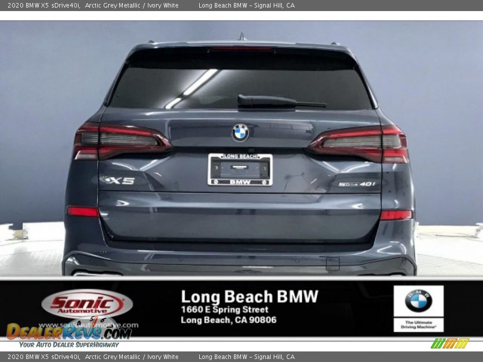 2020 BMW X5 sDrive40i Arctic Grey Metallic / Ivory White Photo #4