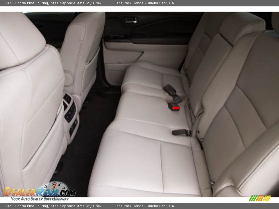 2020 Honda Pilot Touring Steel Sapphire Metallic / Gray Photo #4
