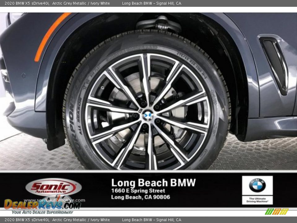 2020 BMW X5 sDrive40i Arctic Grey Metallic / Ivory White Photo #12