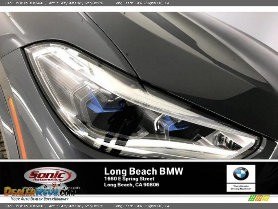 2020 BMW X5 sDrive40i Arctic Grey Metallic / Ivory White Photo #14